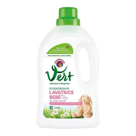 Ambalajul detergentului Chante Clair Vert Bebe