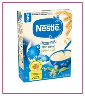 Imagine cu o varietate de cereale pentru bebeluși, cu accent pe etichete și ingrediente.