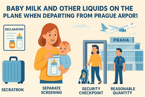 lichide pentru bebeluși în avion