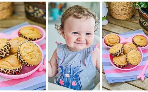 Infografic cu ingredientele de bază pentru brioșe sănătoase pentru bebeluși