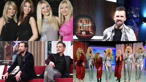 Ilustrație cu Răzvan și Dani în platoul emisiunii