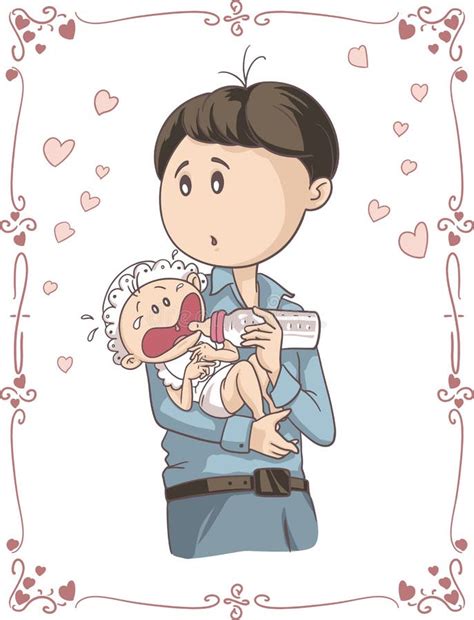 Ilustrație cu un bebeluș drăgălaș