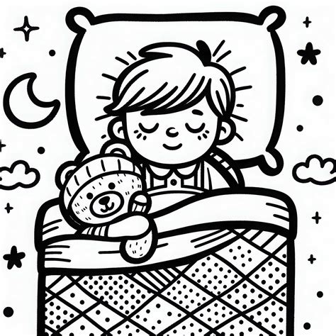 Copil odihnindu-se în pat cu o carte