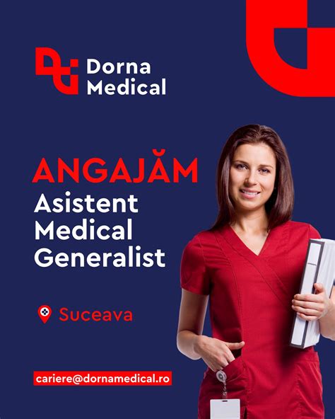 Infografic cu rolurile și responsabilitățile unui asistent medical generalist