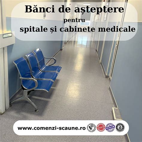 Cabinet medical modern cu recepție și sală de așteptare primitoare.