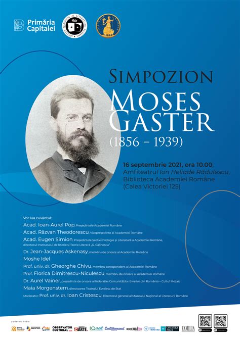 Portrete ale lui Lazăr Șăineanu și Moses Gaster