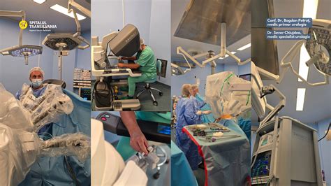 Echipa medicală multidisciplinară implicată în programul de chirurgie robotică pediatrică.