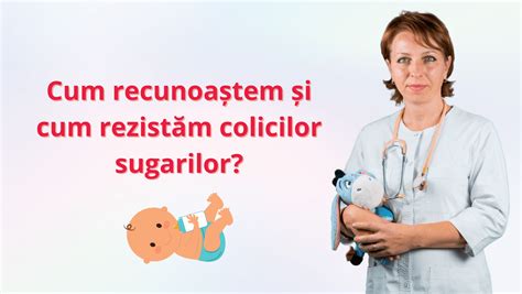 Infografic cu timeline-ul apariției și dispariției colicilor la sugari