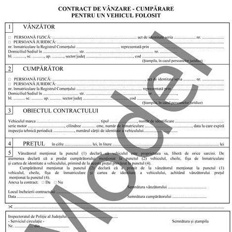 o imagine cu un document de contract de vânzare-cumpărare auto semnat