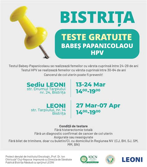Infografic comparativ între Testul Papanicolau și Testarea HPV
