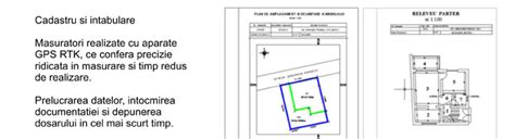 schema procesului de cadastru și intabulare