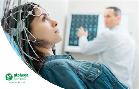 Diagramă explicativă a procesului de realizare a unei electroencefalograme (EEG) la un copil.