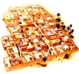 Ilustrație a papirusului Kahun sau a unui medic antic examinând o pacientă.