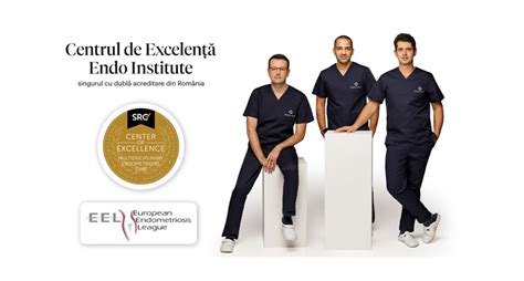 Logo-ul unui centru de excelență în tratamentul endometriozei.