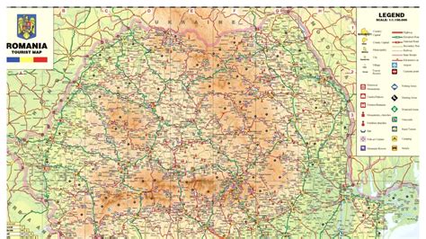Hartă a României cu locațiile MedLife marcate