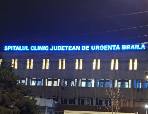 Imagine cu intrarea principală a Spitalului Clinic Județean de Urgență Brăila