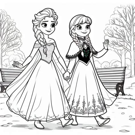 Ilustrație cu Elsa și nou-născuții ei, într-un joc video