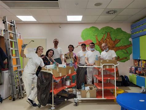 Desene murale terapeutice într-un spital de copii