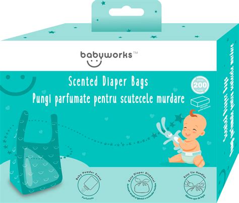 gentuță impermeabilă pentru scutece folosite și uscate, cu compartimente separate