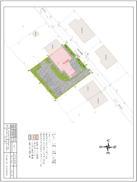 plan de situatie si schita cinematograf