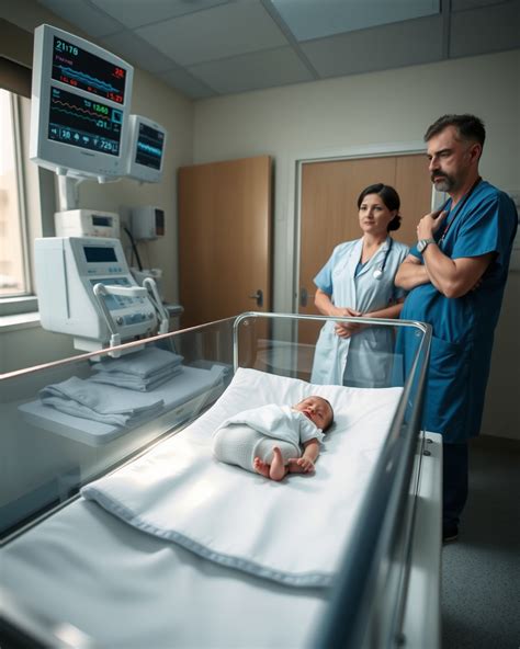 Fetiță în sala de nașteri, alături de o asistentă medicală