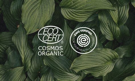 Logo-ul Ecocert Cosmos Organic