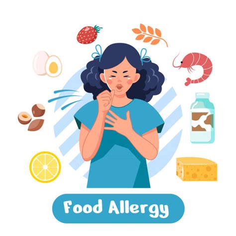 Ilustrație a diferenței dintre alergie și intoleranță alimentară