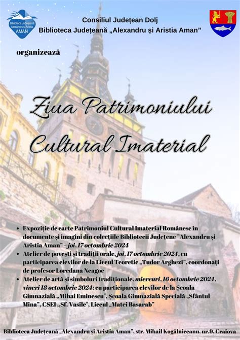 Ilustrație cu exemple de patrimoniu cultural (muzeu, artefacte)