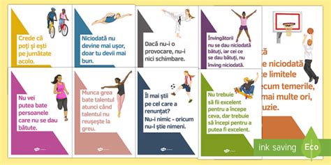 Infografic cu citate motivaționale despre sănătate și sport