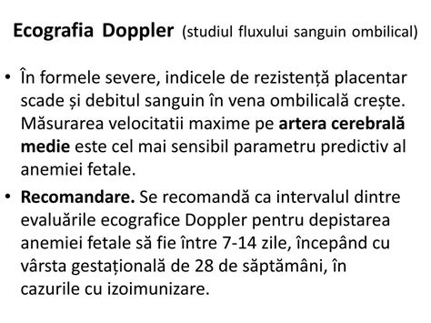 Imagine ecografică Doppler a fluxului sanguin în cordonul ombilical