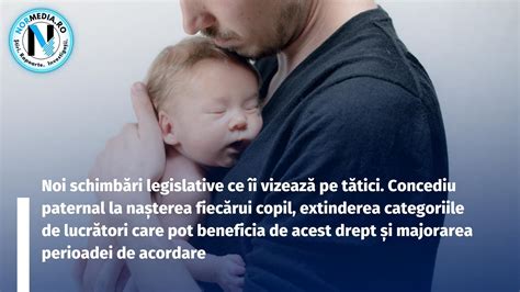 infografic explicativ cu durata concediului paternal, condițiile de acordare și cuantumul indemnizației