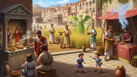 Ilustrație cu o familie rugându-se.