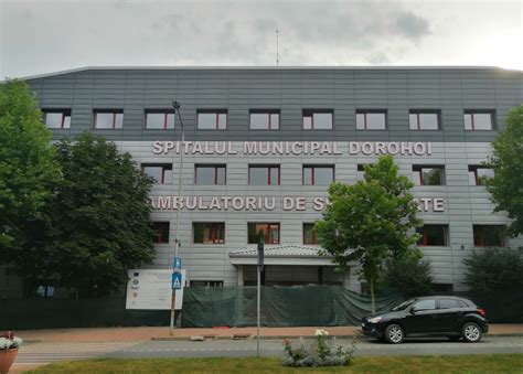 Harta localizării Spitalului Municipal Dorohoi