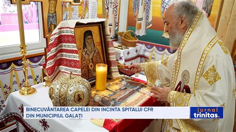 Fotografie a capelei din incinta spitalului