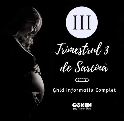 infografic cu principalele analize și controale medicale în trimestrul 3 de sarcină