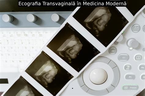 Ecografie transvaginală care arată un endometru gros și unul subțire