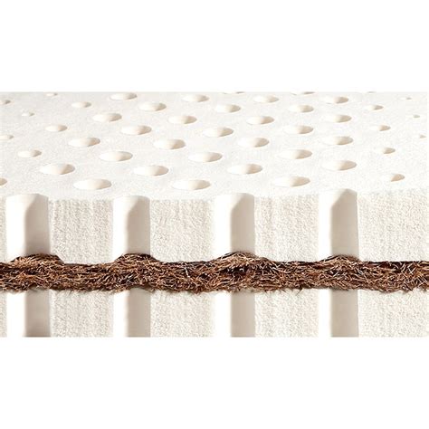 Structura interioară a unei saltele cu cocos și latex