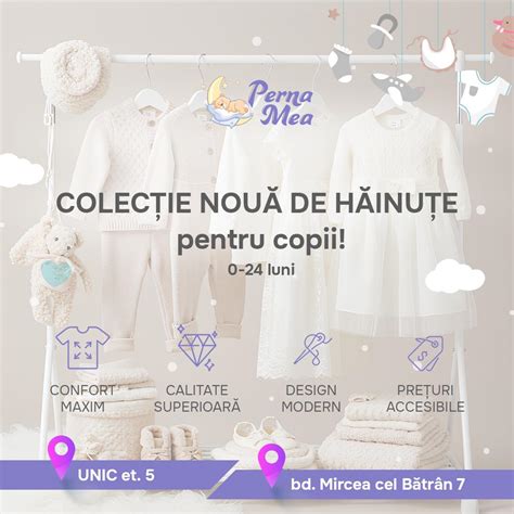 colecție de hăinuțe pentru nou-născuți, cu accent pe materiale naturale și confort