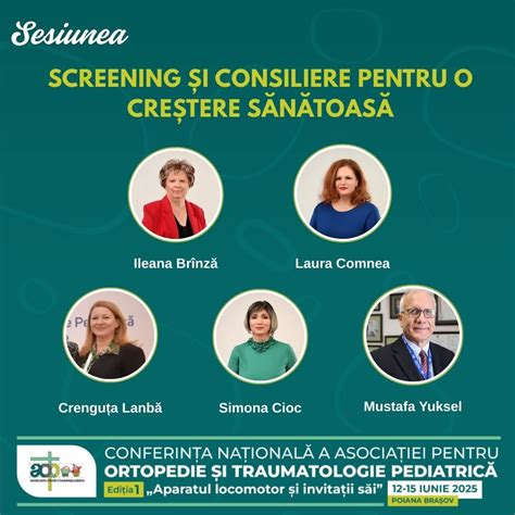 Portrete ale medicilor specializați în ortopedie pediatrică