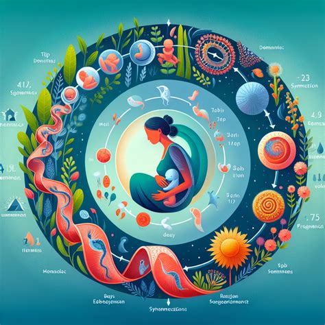 Ilustrație cu evoluția săptămânală a sarcinii, evidențiind săptămânile finale.