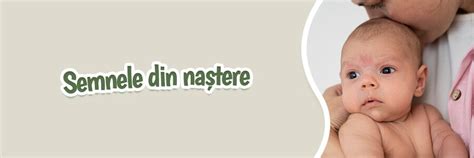 ilustrație cu diferite tipuri de semne din naștere (vasculare și pigmentare)