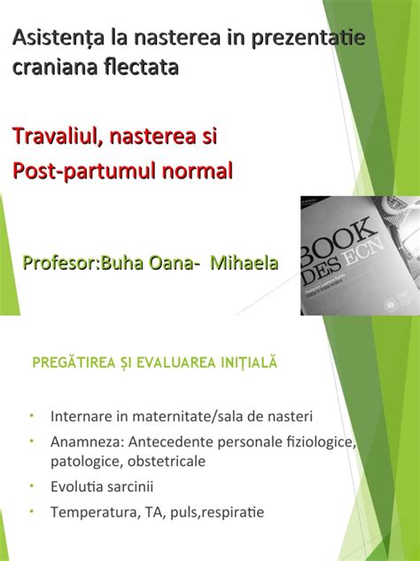 ilustrație: etapele travaliului natural