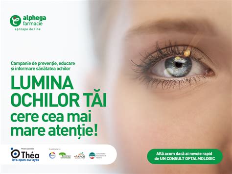 Infografic cu principalele afecțiuni oftalmologice tratate și metodele de prevenție