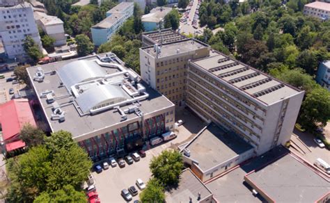 hartă a Spitalului Județean de Urgență Bacău cu secția de Maternitate