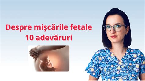 Ilustrație cu mișcările fetale, de la fluturări delicate la lovituri puternice
