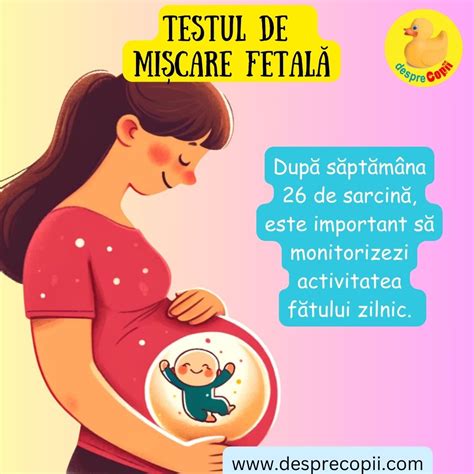 Infografic despre cum să monitorizezi mișcările bebelușului