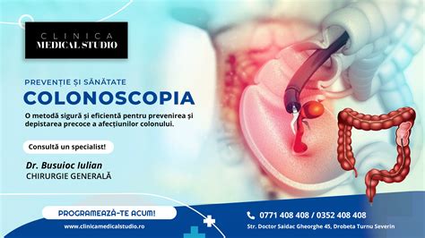 infografic comparativ: colonoscopie cu și fără anestezie