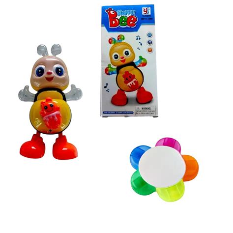 Exemplu de jucărie interactivă cu butoane luminoase și sonore pentru bebeluși