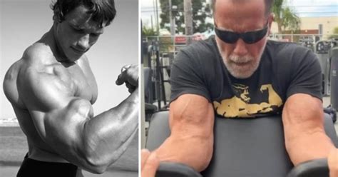 Arnold Schwarzenegger în tinerețe, ca culturist