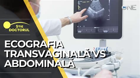 Infografic care prezintă diferențele între ecografia transvaginală și cea abdominală.